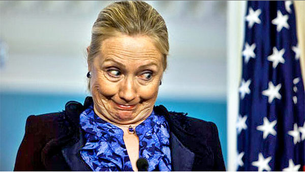 Click to enlarge Hillary clinton gurn