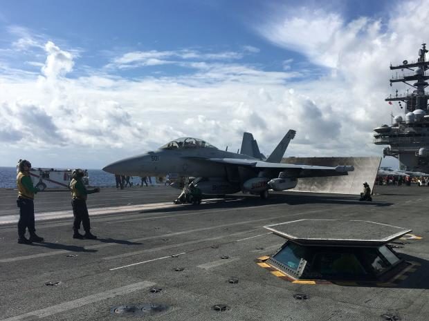 Click to enlarge us carrier south korea