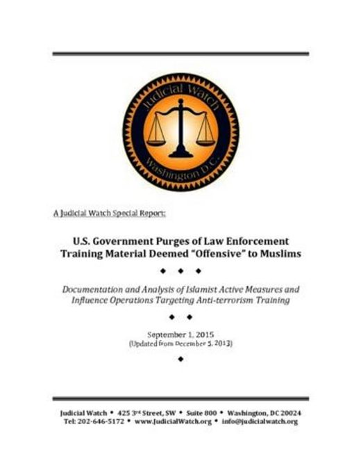 FBI muslim terrorism training  report