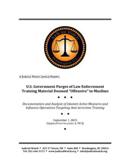 Click to enlarge FBI muslim terrorism training report