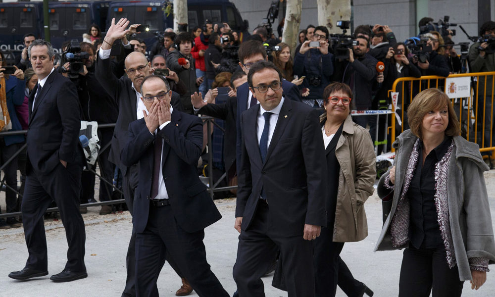 catalan ministers jailed