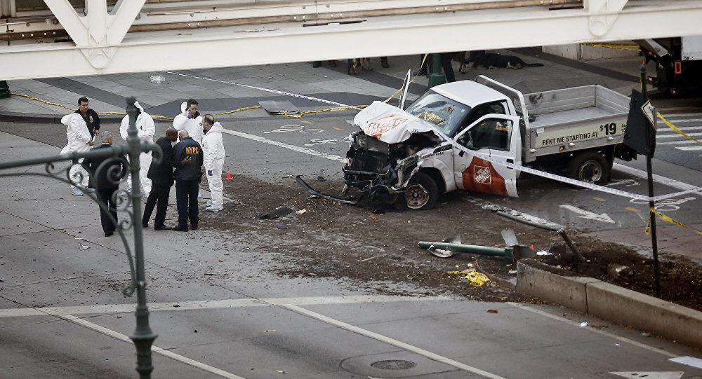 NYC Terror Attack scene
