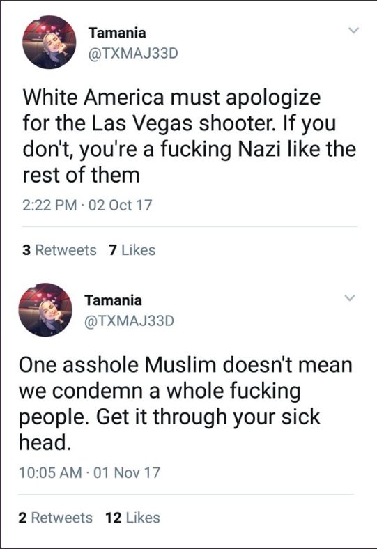 Click to enlarge terror attack tweets