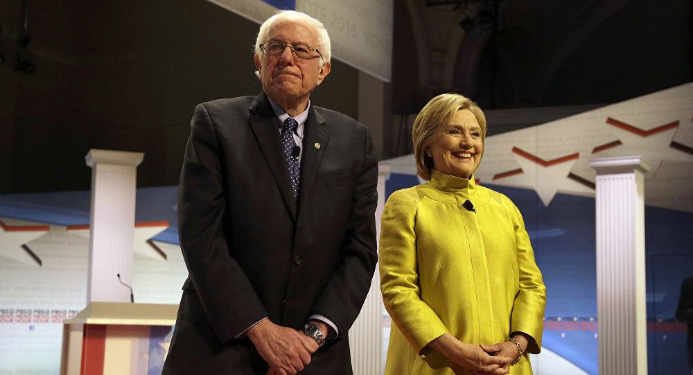 Sanders and Clinton