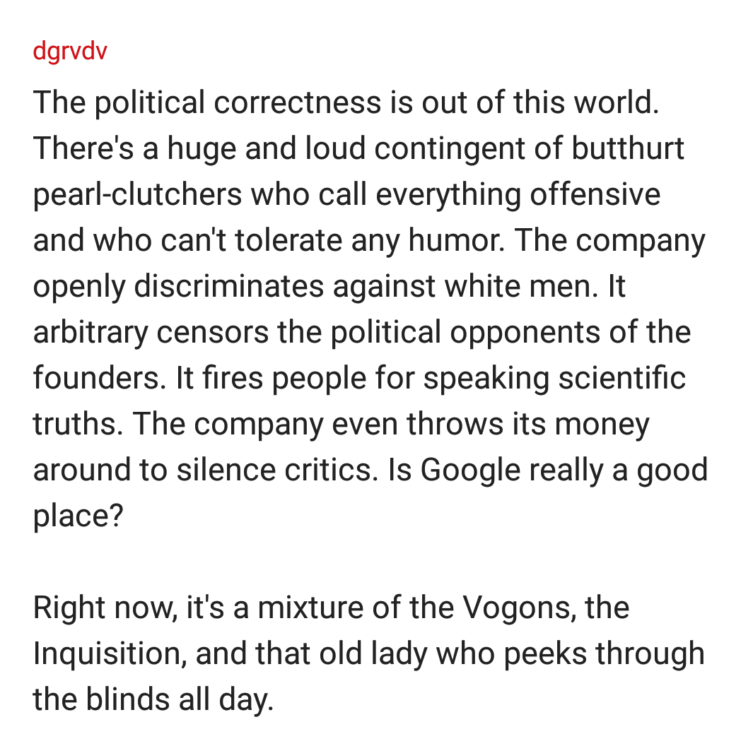 google political correctness