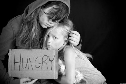 hungry children, poverty,homelessness