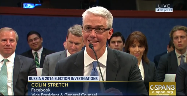 Facebook General Counsel Colin Stretch