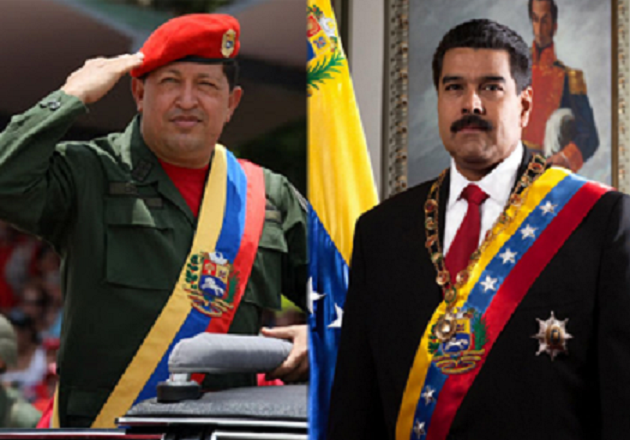 Click to enlarge Chavez i Maduro