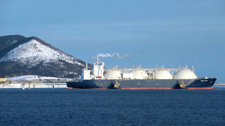 Click to enlarge Russian LNG tanker