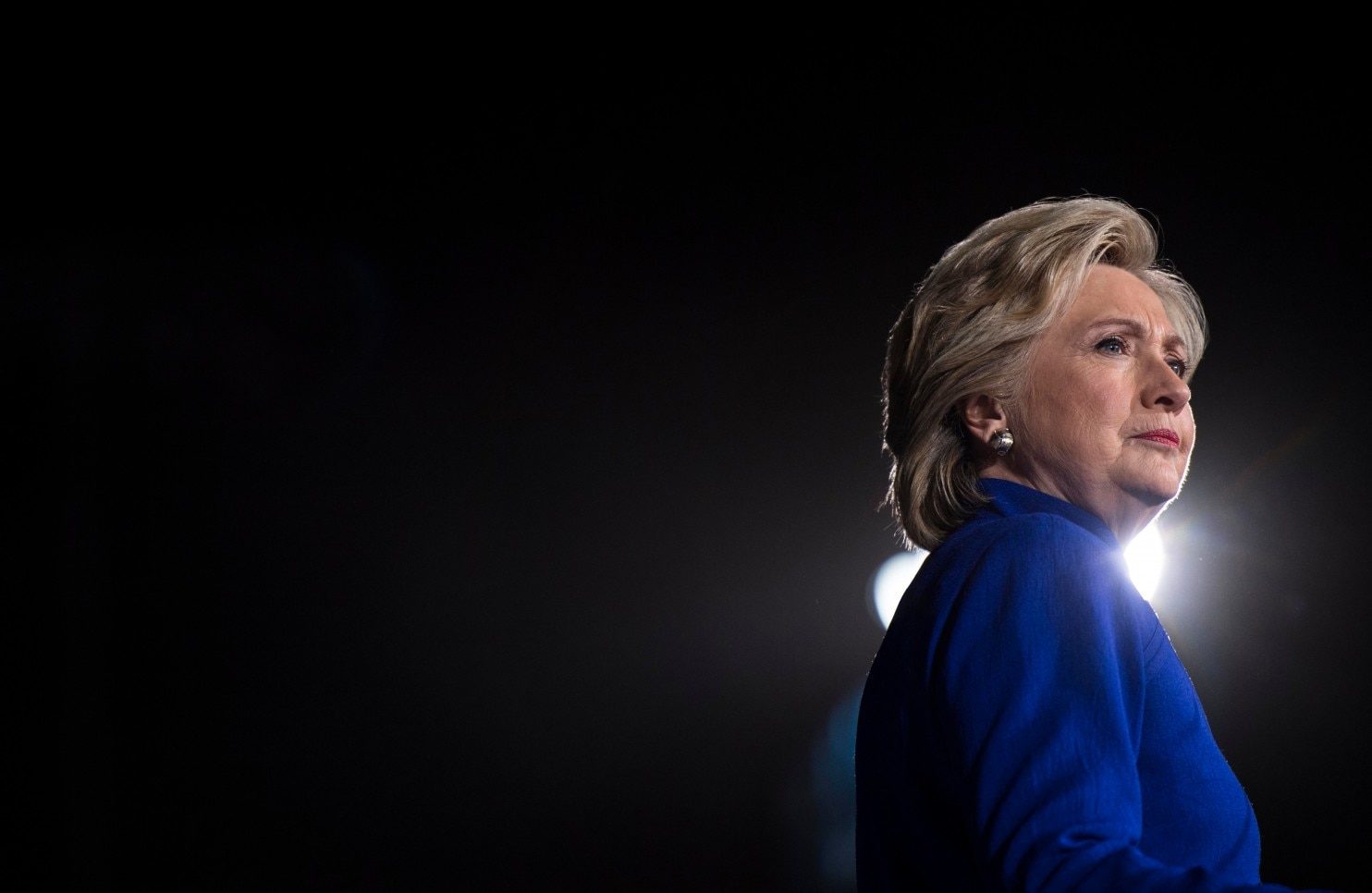 Click to enlarge Hillary Clinton at a rally at Arizona State University in Tempe on Nov. 2, 2016.