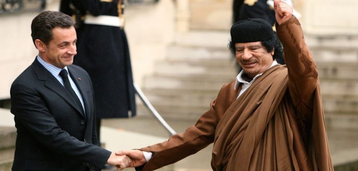 sarkozy gaddafi