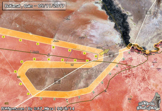 al-bukamal syria map