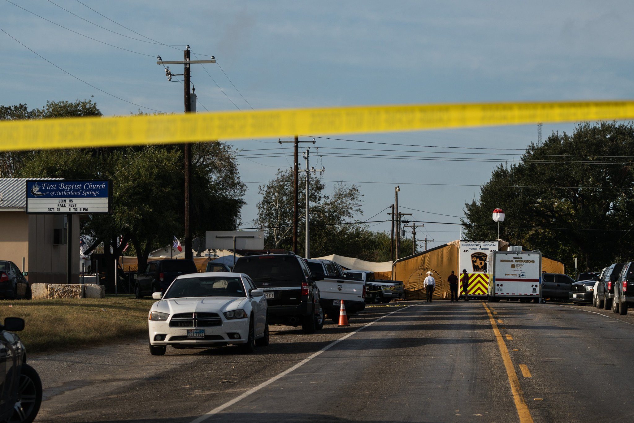 Click to enlarge scene of Texas shooting