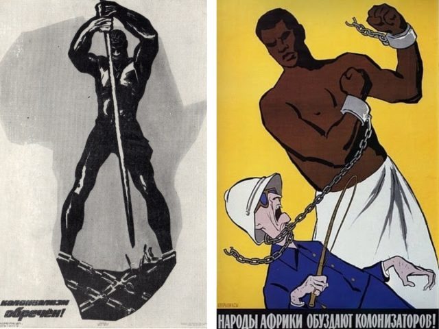 soviet poster colonialism