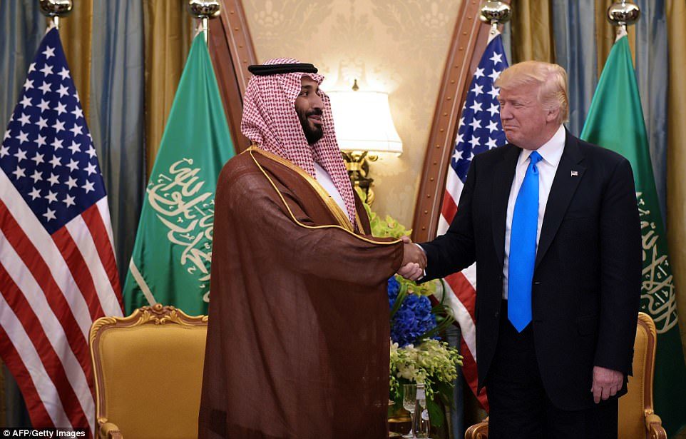 Trump and Prince Mohammed bin Salman