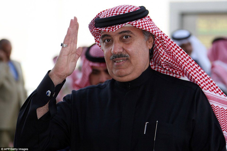 Another arrest: Nasser bin Aqeel al-Tayyar was president of a large travel group, whose shares plunged