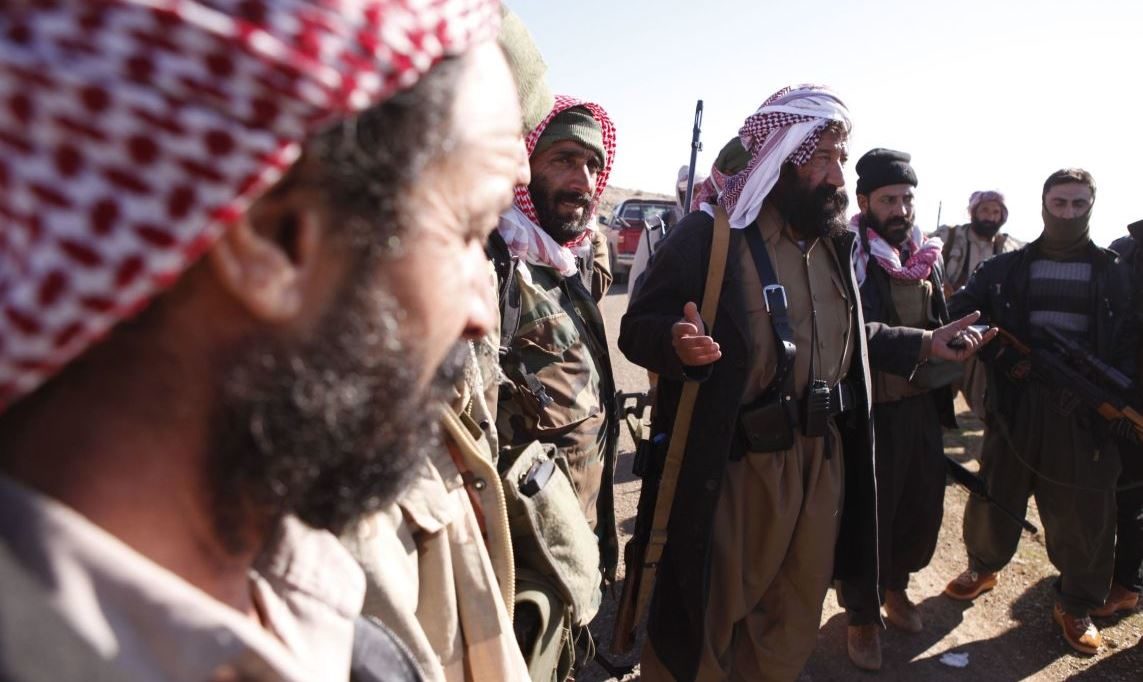 Yezidi fighters