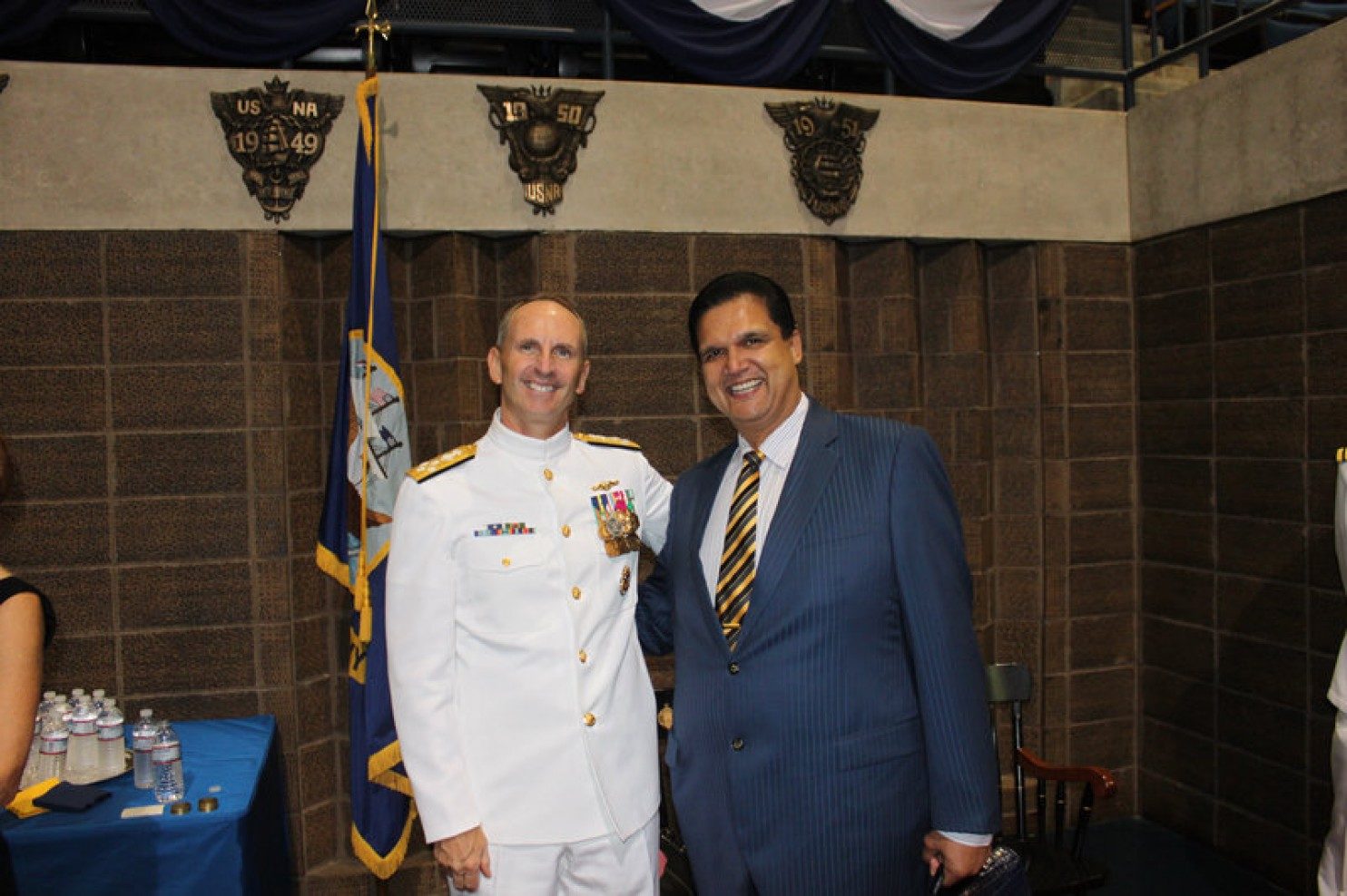 Click to enlarge Admiral W. Greenert and Leonard Francis