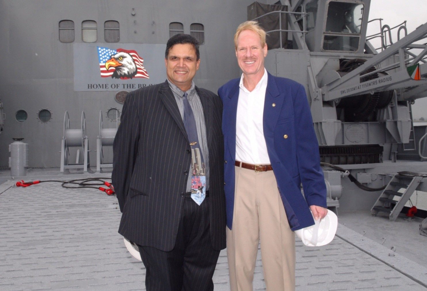 Click to enlarge Leonard Francis and Admiral Michael Miller