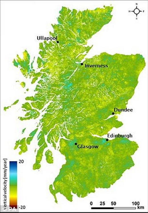 scotland land movement earthquake risk