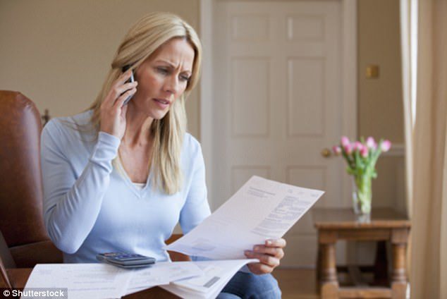 stress woman on phone