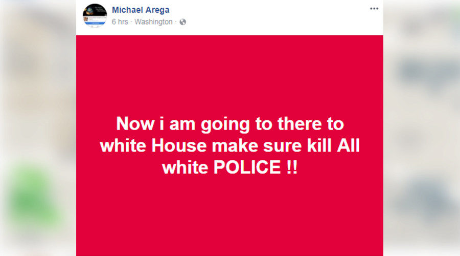 Click to enlarge Michael Arega post