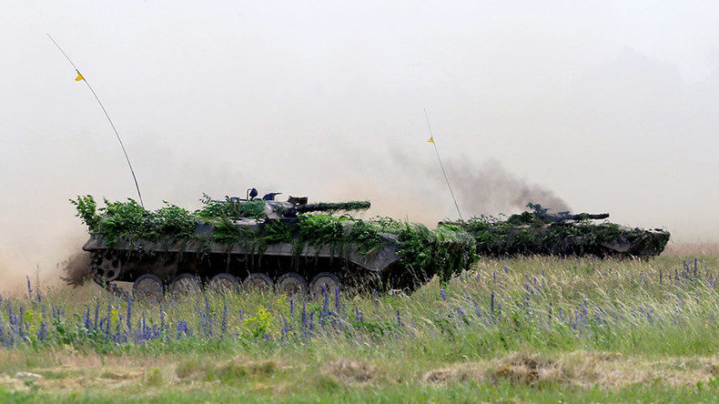 Click to enlarge NATO wants Europe’s civilian infrastructure ready for war tank poland saber strike