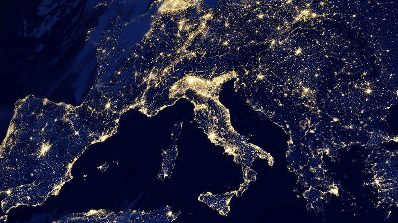 europe from space