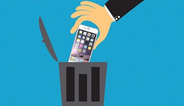 trash smart phone