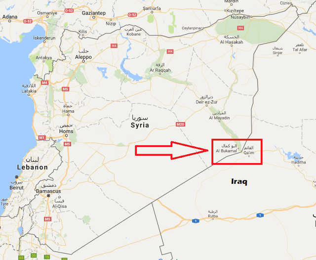 Iraq Syria border ISIS stronghold