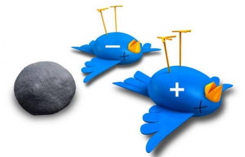 dead twitter bird stone