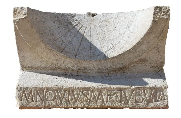 Click to enlarge 2,000 year old sundial