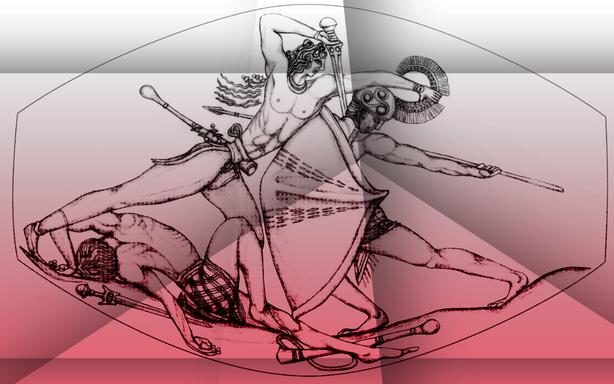 Pylos agate combat pre greek art