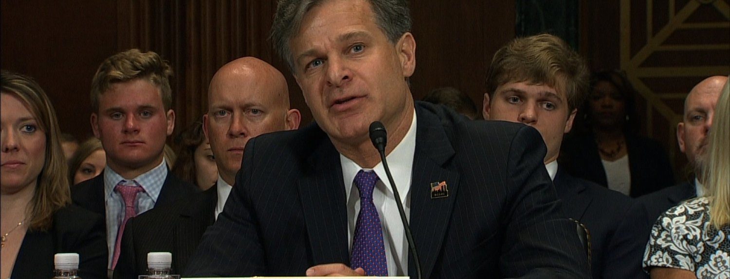 Click to enlarge FBI Director Christopher Wray