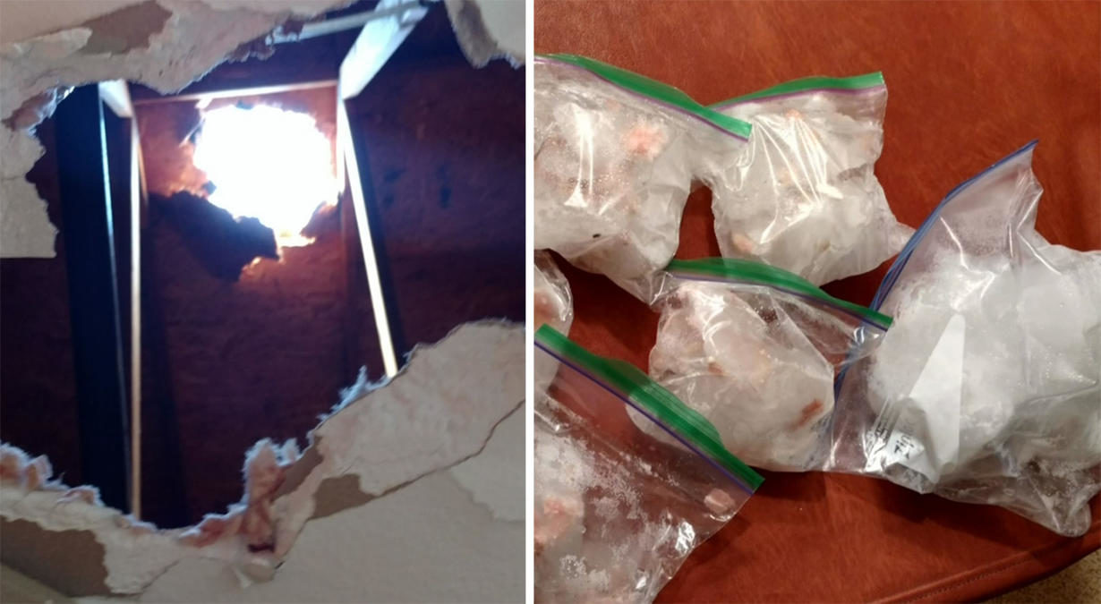 Ice Chunks Crash Through Ceiling of Family's Bathroom