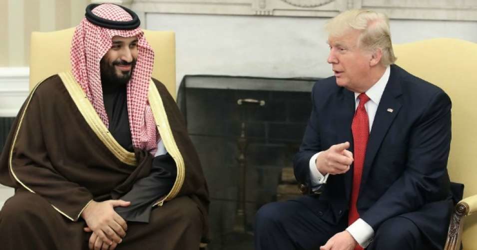 Saudi prince MBS Mohammed Bin Salman Donald Trump