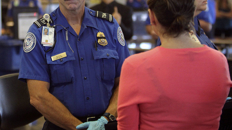 Click to enlarge TSA agent