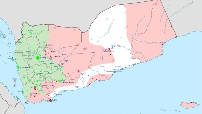 Click to enlarge yemen map