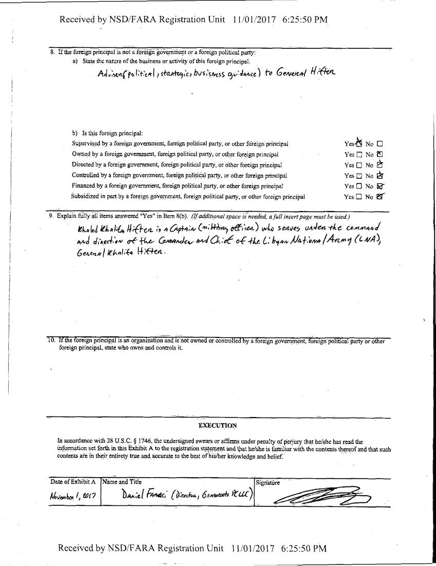 khalif haftar registration statment p2