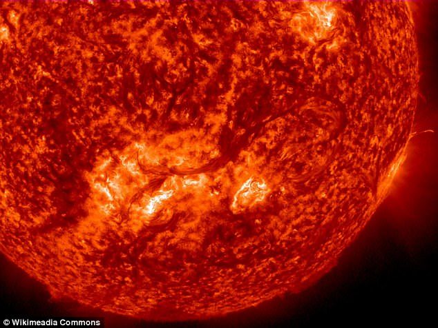 Click to enlarge NASA spots a 7,000mph whirlpool of plasma on the surface of the sun in rare anomaly caused by its huge gravitational pull the sun