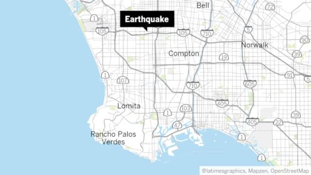 West Athens, California earthquake
