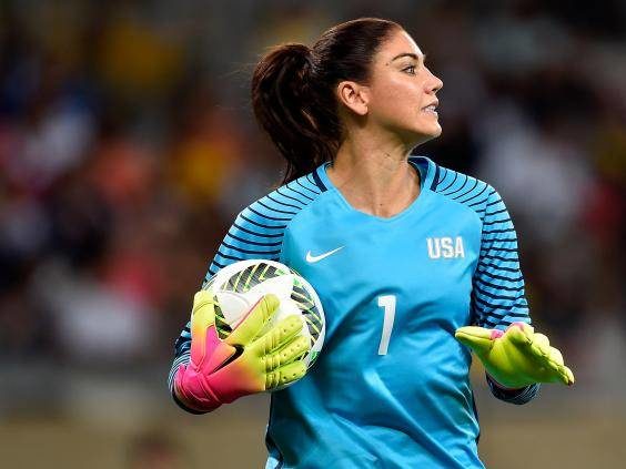Click to enlarge Hope Solo accuses Sepp Blatter of sexual assault at Ballon d'Or awards ceremony