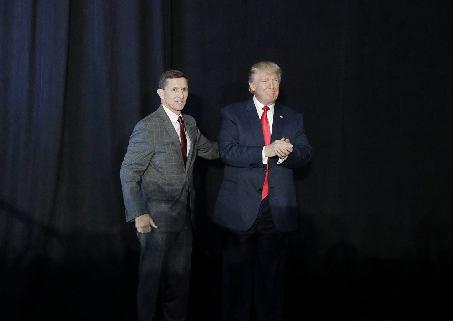 Click to enlarge Flynn and Trump