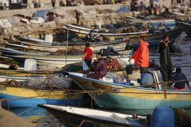 Gaza fishermen