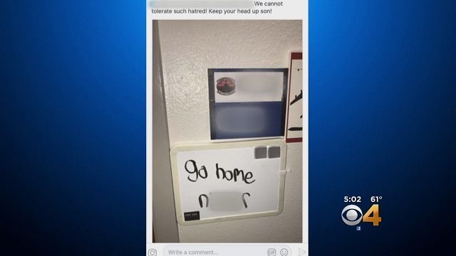 Air Force Academy racial slur sign