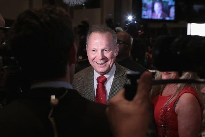 Click to enlarge Roy Moore