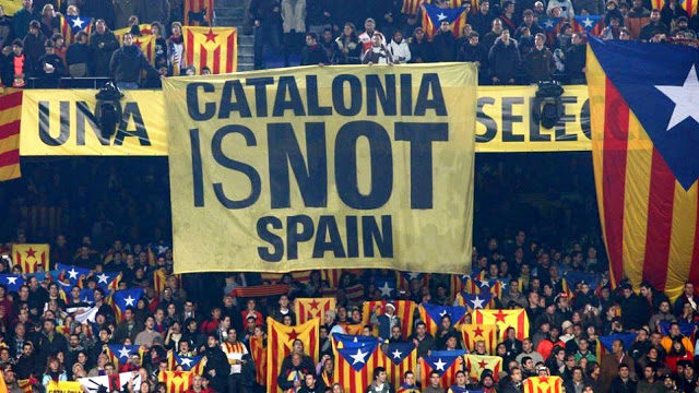 Click to enlarge Catalonia protesters