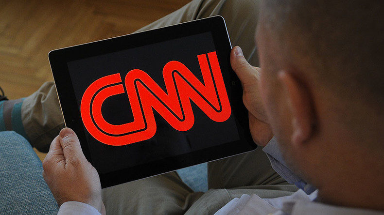 CNN logo on tablet