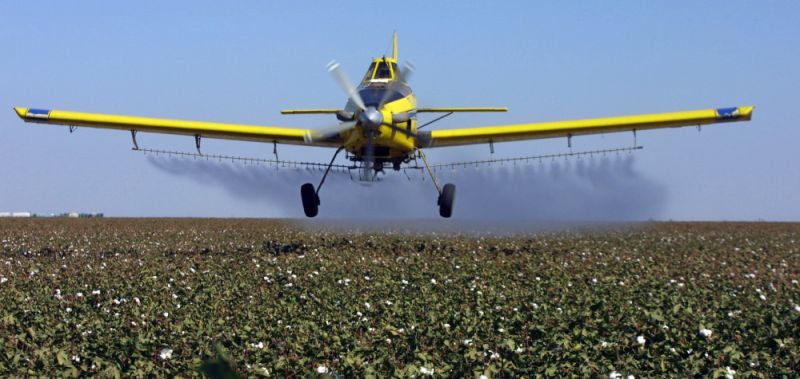 crop dusting plane