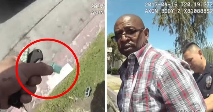 LAPD planting ecidence